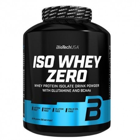 Proteine del Siero del Latte (whey) BioTech Usa, Iso Whey Zero, 2270 g Proteine del Siero del Latte (whey) BioTech Usa, Iso Whey Zero, 2270 g