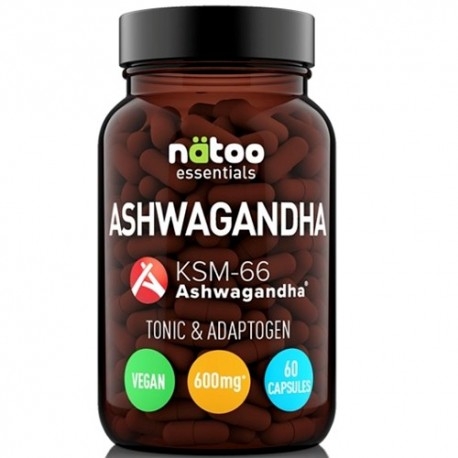 Ashwagandha Natoo, Ashwagandha, 60 cps Ashwagandha Natoo, Ashwagandha, 60 cps