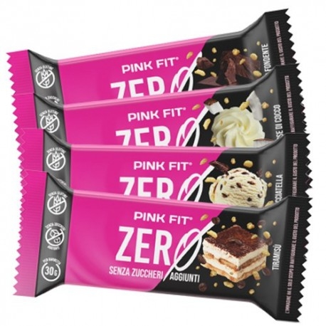 Barrette proteiche Pink Fit, Zero Bar, 30 g Barrette proteiche Pink Fit, Zero Bar, 30 g