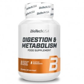 Funzionalità digestiva  Biotech Usa, Digestion e Metabolism, 60 cpr