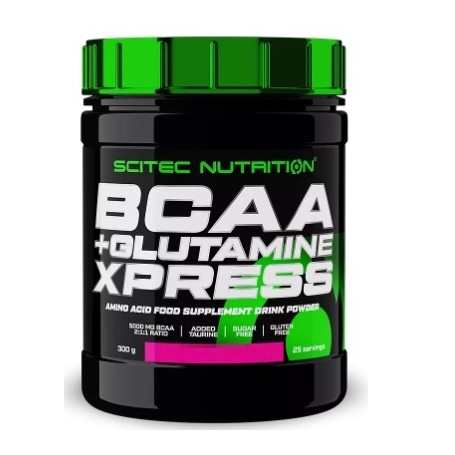 Aminoacidi Ramificati (Bcaa) Scitec Nutrition, Bcaa+Glutammina Xpress, 300 g Aminoacidi Ramificati (Bcaa) Scitec Nutrition, Bcaa+Glutammina Xpress, 300 g