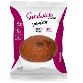 Scadenza Ravvicinata Feeling Ok, Sandwich +Protein Cacao, 50 g (Sc.11/2025)